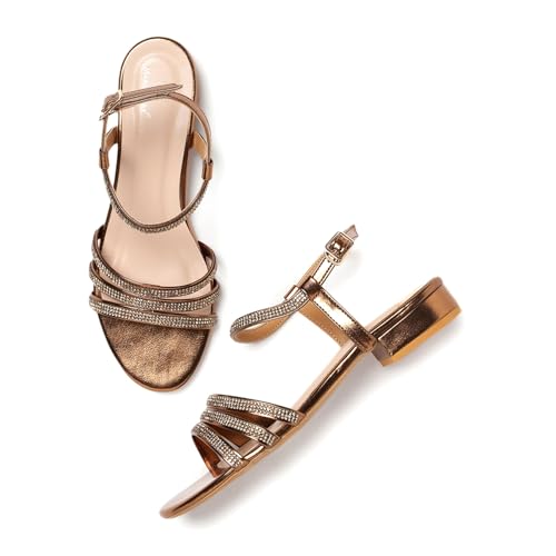 Image of Marc Loire Embellished Flat Fashion Sandals for Women