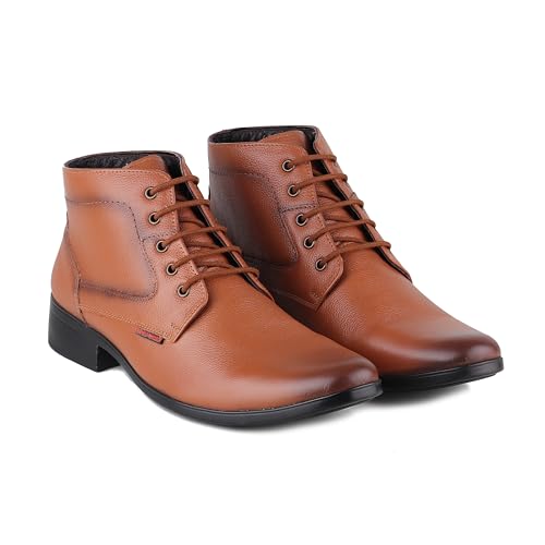 Image of Red Chief Genuine Leather Formal Derby Boots for Men | Premium & Stylish Office Footwear | RC3545