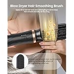 Hair Blow Dryer Styler Set, 5 in 1 Hot Air Brush Auto Wrap Curlers & Straightener & Volumizer Pro Kit, Ionic Technology, 60000RPM High Speed Drying, Round Comb Multi Styler Anion Electric - Image 5