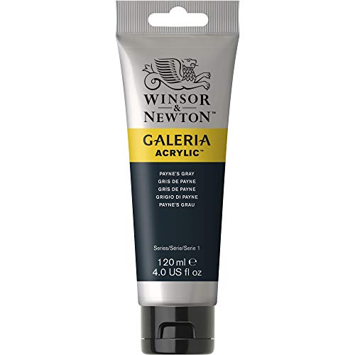 Winsor & Newton - Pintura Acrílica , 120 ml, Gris (Payne's Gray)
