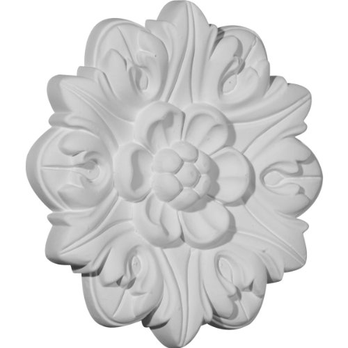 Ekena Millwork Ros07X07Ke Kent Round Rosette, 7 5/8"Od X 1 3/8"P, Primed #TOP1