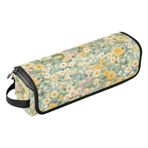 Bolso de viaje para herramientas de cabello Colorful Flower miniatura 1