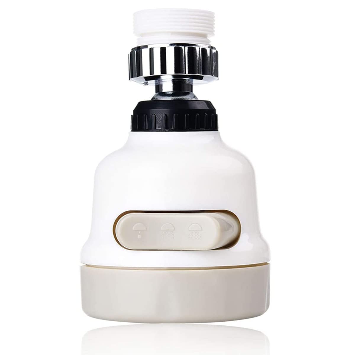 HENIJ Kitchen Faucet Head, 360° Rotatable Faucet Sprayer, Anti -Splash Tap Booster Shower and Water Saving Faucet with 3 Modes Adjustment for Kitchen (Pack of 1, SHORT) (B09MMCX9KJ) Amazon Price History, Amazon Price Tracker
