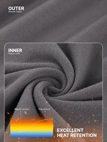 VZV 4 Set Thermal Underwear for Men Fleece Lined Long Johns for Men Thermal Top and Bottom Set Long Underwear for Winter2