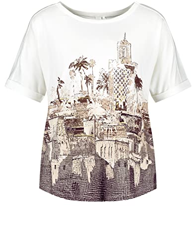 Gerry Weber Damen T-Shirt Top Jersey White 44