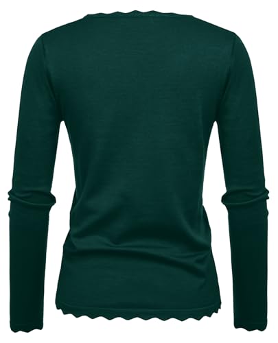 Image of GRACE KARIN Women's High Stretchy Long Sleeve Pullover Sweater Blouse Top