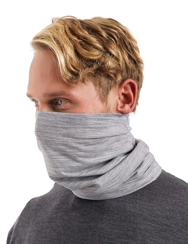 Image of Merino Wool Sun & Wind-proof Neck Gaiter 17.5um - Breathable Multi-Use Face Covering - Neck Warmer & Ski Mask for Women, Men