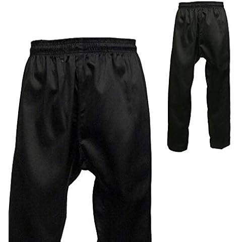 Martial Arts Karate Taekwondo Pants (Black, 00) Cover