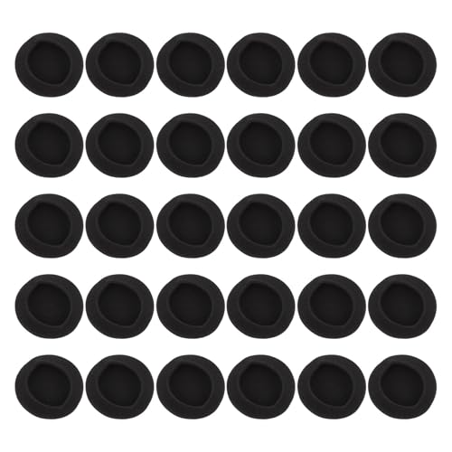 Coussinets en mousse pour casque audio éliminant la gêne des appels prolongés noir