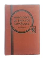 Antologia de Ensayos Espanoles - Contemporary Spanish Texts B000QST3K4 Book Cover