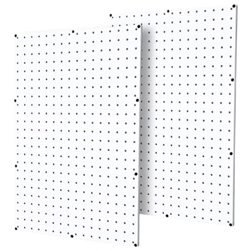 Wallpeg PK-2-W Pegboard Panels 24 Inchx16 Inch Ea. Nerf Gun Organizer Peg Board Tuff Plastic Safe In Kids Room- Craft Board thumb #2