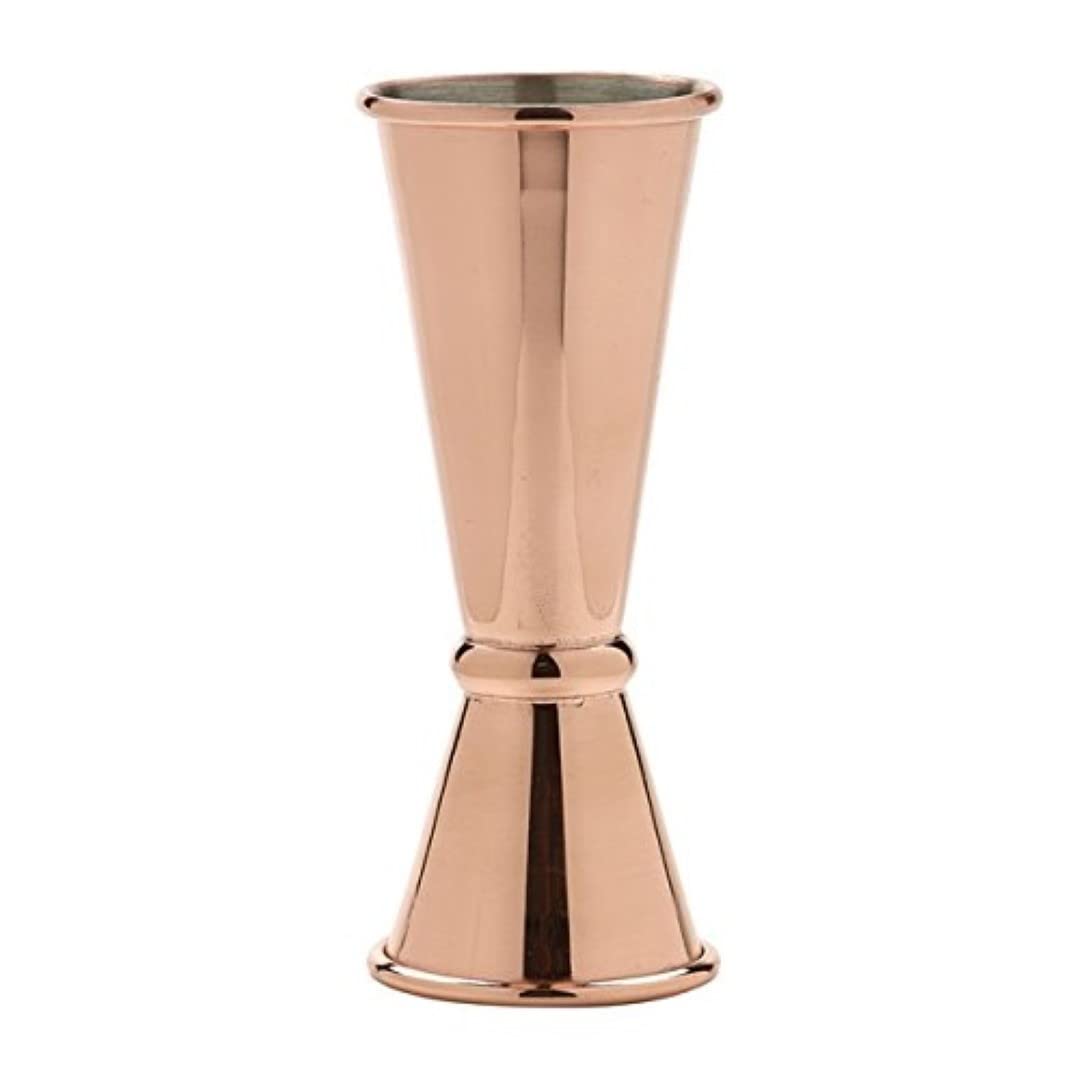 Genware NEV-JIG2550C Copper Jigger, 25/50mL