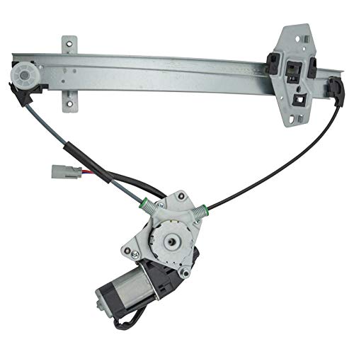 Image of TRQ Rear Left Power Window Regulator & Motor Assembly Drivers Side Compatible with 2001-2006 Acura MDX