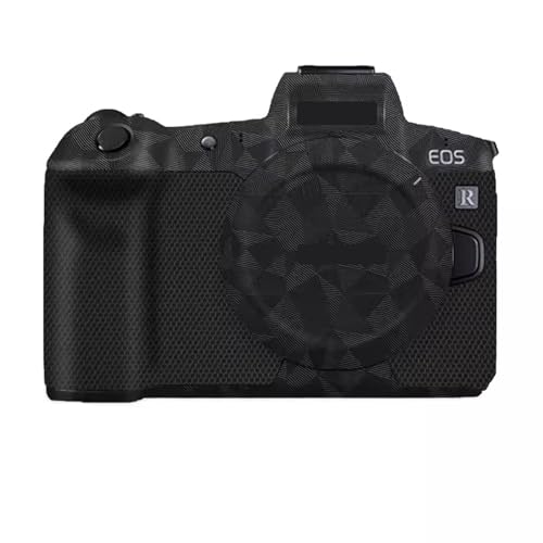 JERXTTON デカールスキン に適合する Canon EOS RP用 ビニールラップ 傷防止フィルム ミラーレスカメラボディ 保護ステッカー プロテクターコート(トライアングルブラック)