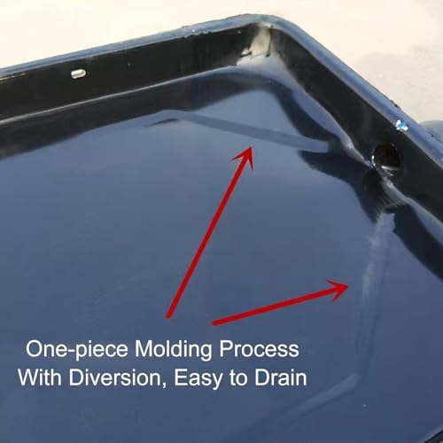 48" Air Conditioner Drip Pan - Condensate Drain Tray with Drain Hole, Essential Mini Split & Heat Pump Accessory, Prevent Water Damage, Durable & Easy to Install