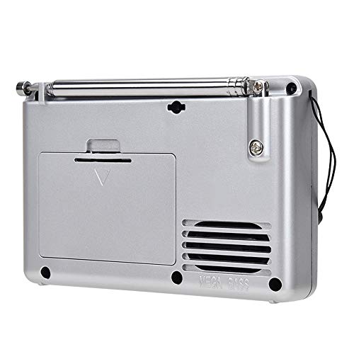 KKmoon K607 Rádio Portátil AM/FM/SW/TF Rádio de Bolso MP3 Gravador Digital Suporte Cartão TF Gravado