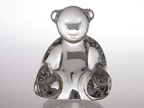 バカラ フィギュリン テディベア 熊 クマ 頬杖 クリスタル Amazon.co.jp: バカラ フィギュリン ○ テディベア 置物 クマ 熊 くま