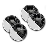 Polk Audio 80F/X-RT Vanishing 8' in Ceiling Speakers - 4 Pack (White)