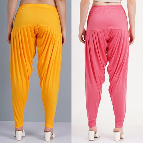 Image of Buy That Trendz Patiala Salwar for Women Relaxed Fit Viscose Patiyala Salwar Harem Bottom Pants