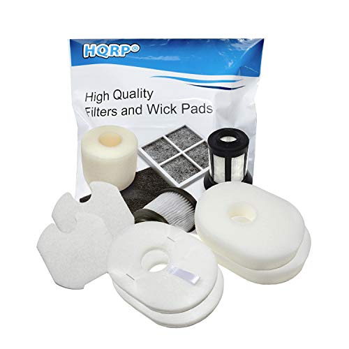 HQRP 2-Pack Foam & Felt Filter Kit compatible with Shark Rocket HV300, HV301, HV302, HV303, HV305, HV307, HV310, HV301Q, HV302Q, HV300W, HV300C, HV301C, QS301Q, QS302Q Upright Vacuum, Replace XFFV300 -  884667812171505