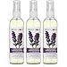 Natural Flower Power Natural Air Freshener, Room Freshener, Linen Spray, Scented with Pure Essential Oils, No Harsh Chemicals/Non-Toxic, Lavender, 4 oz., 3 Piece
