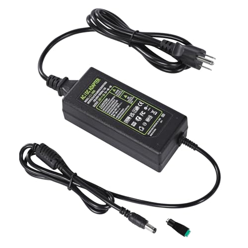 24V 6A Power Supply Adapter,100-240V AC to DC 24V 6A Power Adapter with 5.5mm x 2.5mm DC Output Jack...