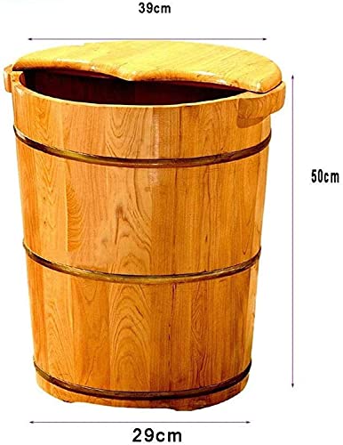 Spa de pies para pedicura con cubeta de madera miniatura 2