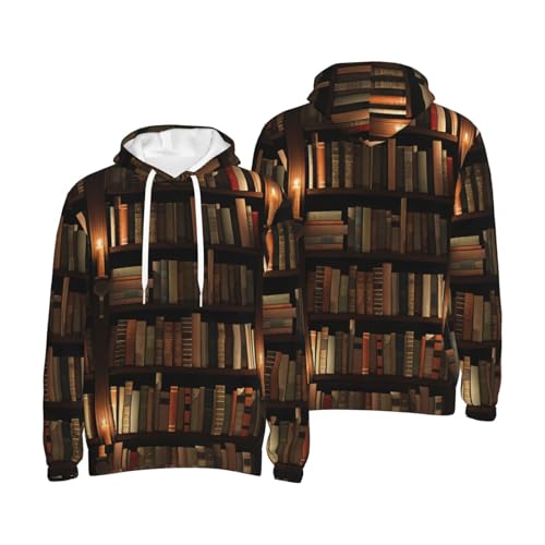 Sweat Mysterious Library imprimé original pull homme EdWal - 7