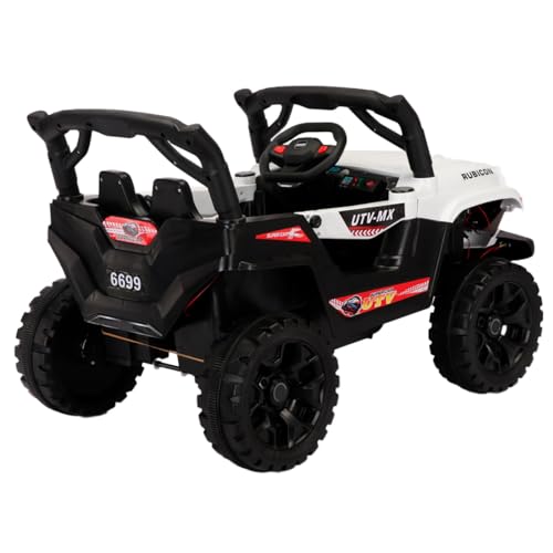 Bang Toys Jipe Elétrico Aventura 12v Recarregável Branco