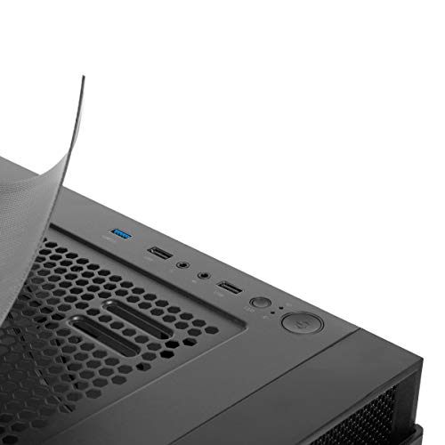 ARGB BLASTER Box -NX BLASTER- Scatola ARGB PRO ATX-Micro ATX-ITX, lato in vetro temperato, spazio per un massimo di 8 ventole, USB 3.0, pulsante di controllo LED, nero - Case PC - Immagine 5