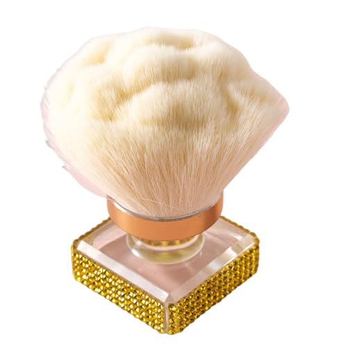 Yianyal Pincel de difuminado para el maquillaje facial – Cepillo de maquillaje suelto – Herramienta multifunción para limpieza de uñas, contorno e iluminación