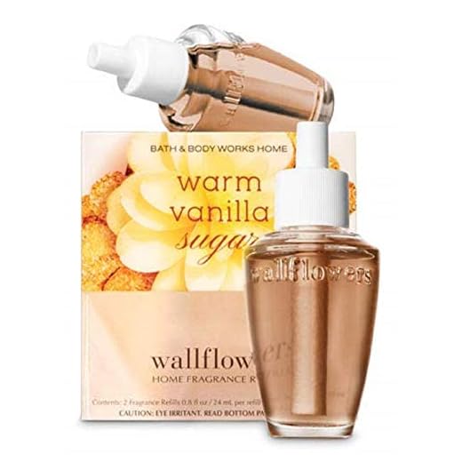 Warm Vanilla Sugar Wallflowers Fragrance Bulbs 2 pk - .8 oz each- by The White Barn Candle Co.