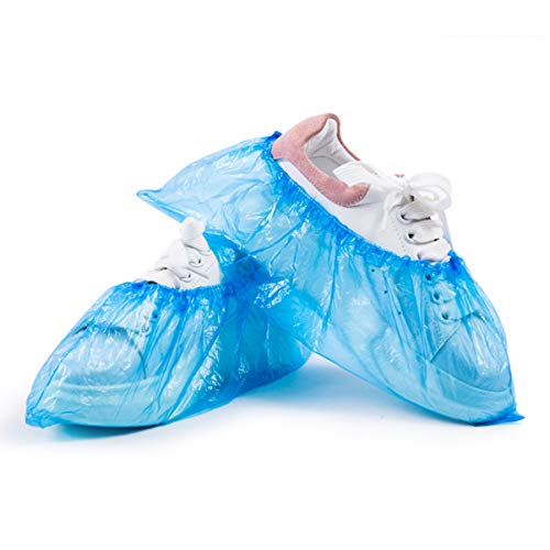 NUOBESTY 100 Unidades DescartÃ¡veis Para CalÃ§ados CalÃ§ados E Botas de PlÃ¡stico Protetor de CalÃ§a