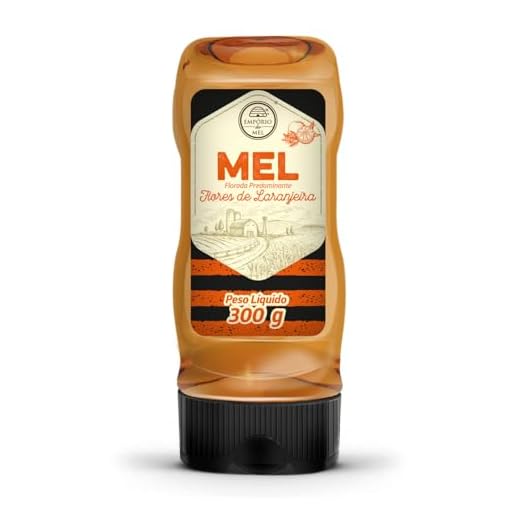 Mel Laranjeira 300g Bisnaga - Empório do Mel