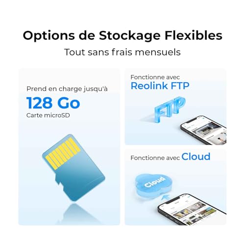 Reolink Go G330 Caméra 4G LTE Extérieure sans Fil | 2K 4MP Super HD | Batterie Rechargeable + Panneau Solaire | Détection Personnes/Véhicules | Vision Nocturne | IP65