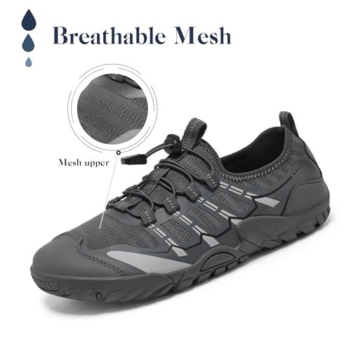 Image of SOBASO Water Shoes Women Men Hiking Dry Aqua Beach Swim Surf Shoes for Outdoor Fish Hiking Pool