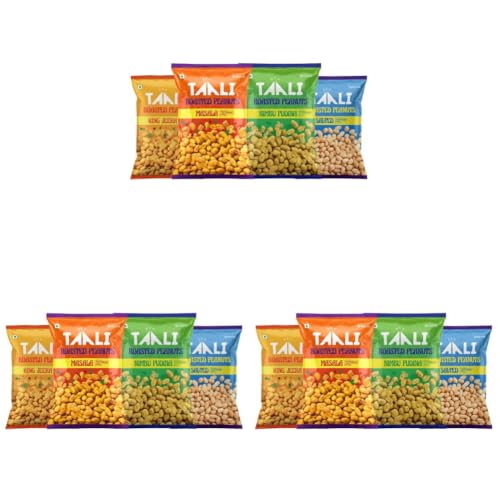 Image of Taali Roasted Peanuts | Try All Flavors | Crunchy Healthy Snacks | No Trans Fat, Gluten free, Roasted Not Fried (Pack of 12 x 140 /150 gms)(weight may vary)
