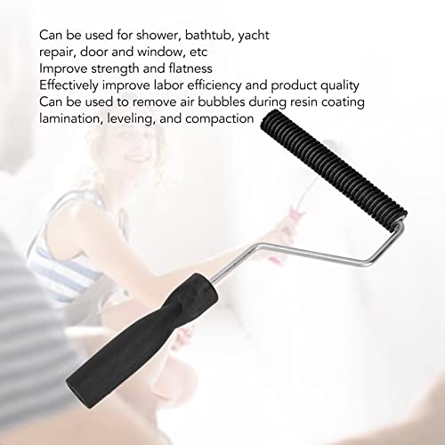 Fiberglass Roller, Plastic Fiberglass Roller, Portable Tub Roller Tool, Bubble Buster Roller Tool, Carbon Fiber Kit - Image 2