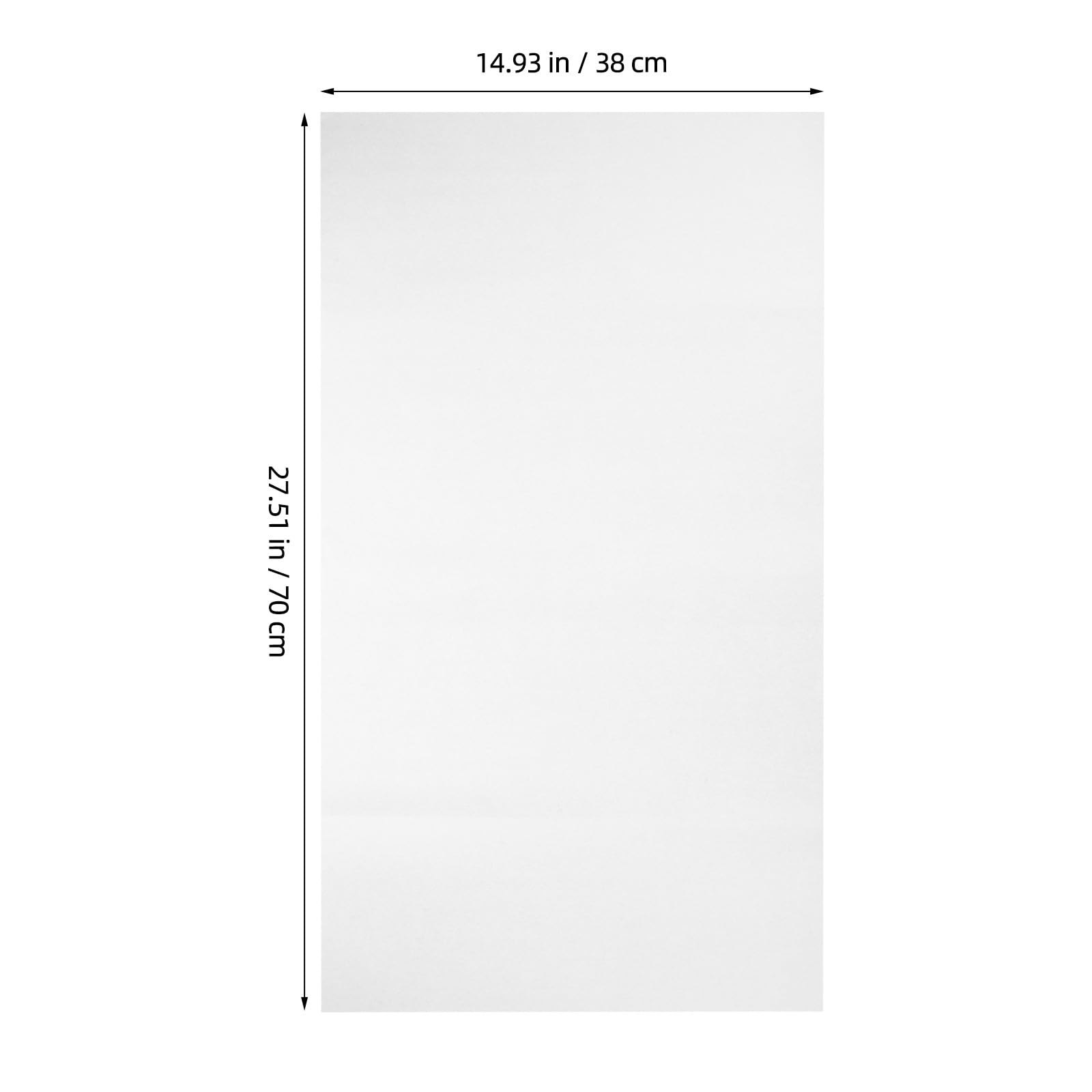 Feuille D'emballage 100 Feuilles 70x38cm en Papier Blanc | Déménagement et Expédition, Adaptée aux Électroniques et Objets Fragiles, Légère et Résistante