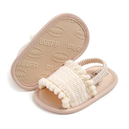 Image of Infant Baby Boys Girls Summer Sandals Party Wedding Dress Flats Shoes Newborn Crib Shoes First Walkers Prewalkers 0-18 Months