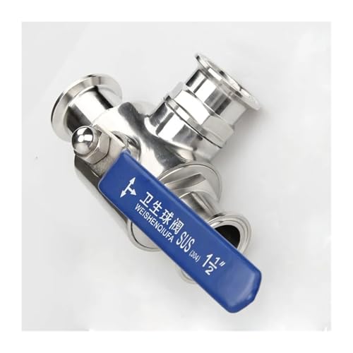 Vanne à boisseau sphérique inox 304 type T pour la dérivation des circuits de 51mm