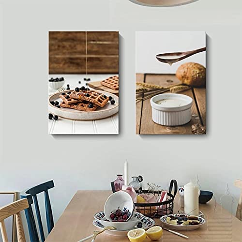Affiche de myrtille moderne pour cuisine | Toile décoration de salle à manger 80x120cm