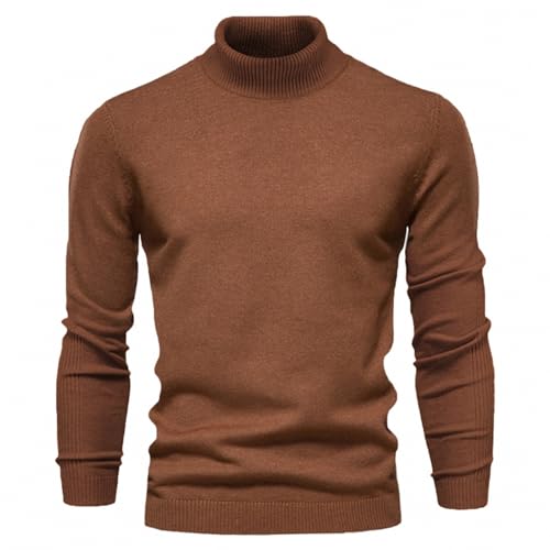 Muscularfit Men Heavy Turtleneck Sweaters Slim Fit Fashion Pullover Sweater Long Sleeve Knitted Sweaters Casual Fall Knitwear4