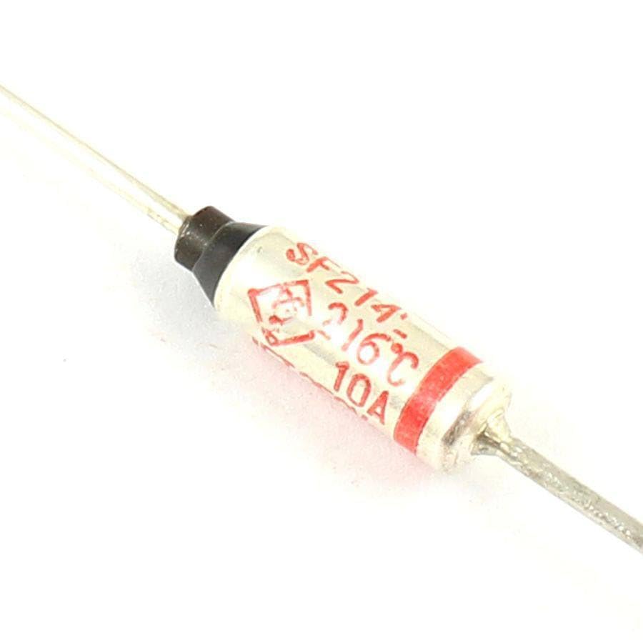 100 Pcs Thermal Fuse 216 Degree TF Cutoff 250V 10A SF214E