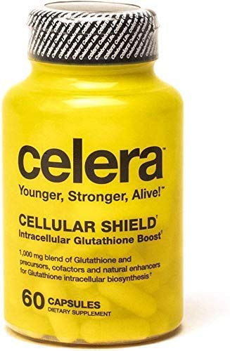 Cellular Shield Glutathione Boost Capsules; Younger, Stronger, Alive!; Immune Support, Antiaging, Antioxidant, Skin Health, Sports, Detox Liver Health; for Men & Women