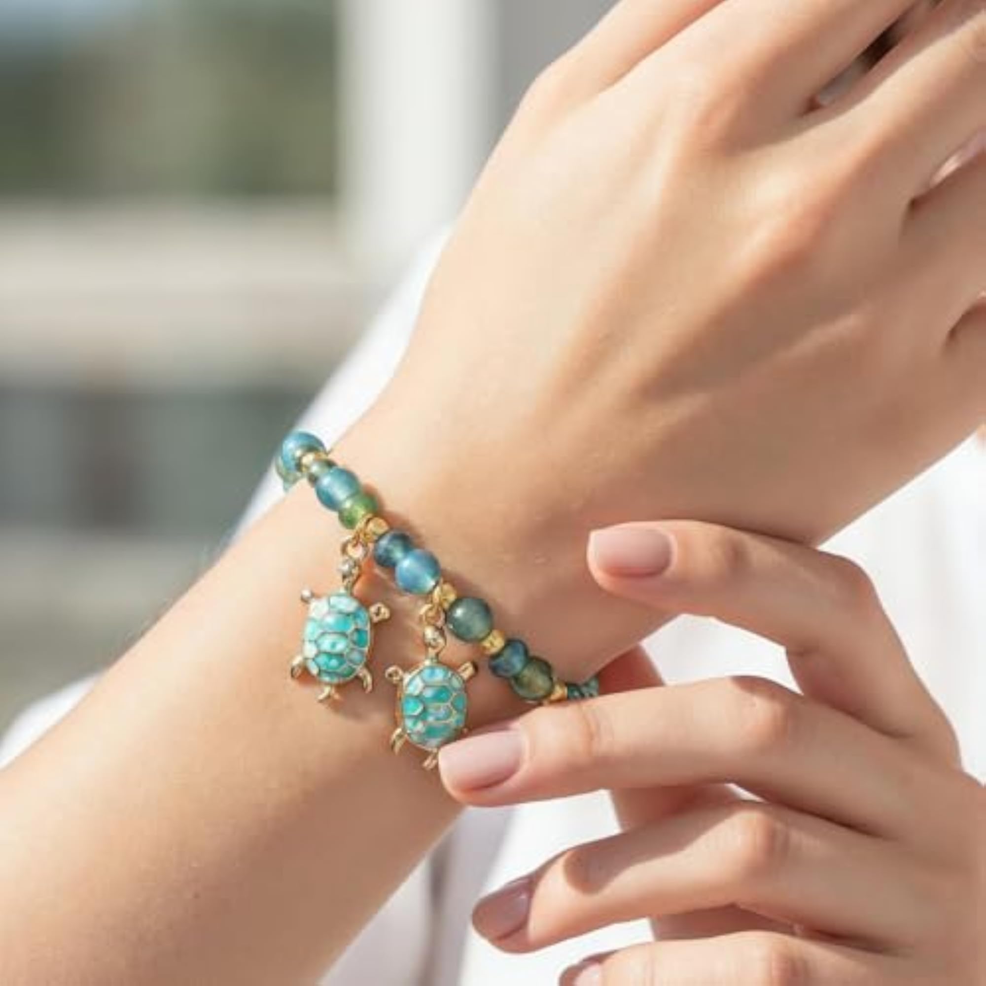 18PCS Mixed Colors Bracelet Charms for DIY Making