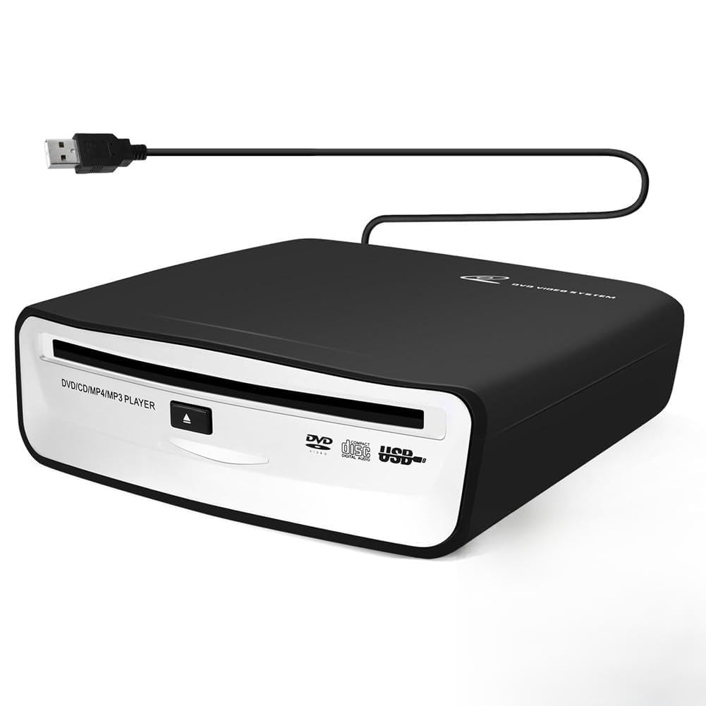Universell Tragbarer Externer CD-Player Fürs Auto, Kann An Den USB-Anschluss im Auto, Laptop oder Fernseher Angeschlossen Werden, für Navigation mit Android 4.0 und