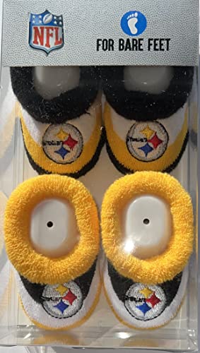 Image of For Bare Feet - NFL Pro Stripe Infant Bootie Socks - 2 Pack