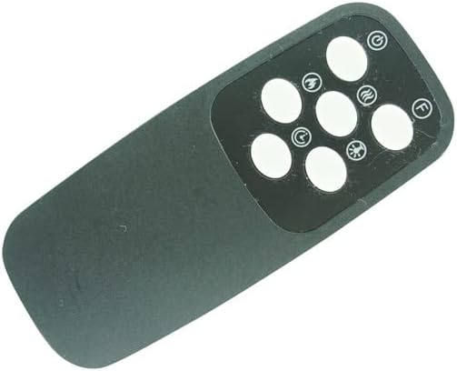 Generic Replacement Remote Control Compatible for Lifesmart Portable Electric Infrared Stove Space Heater S-LPHW-3 S-ZHPW-2400 LS-1000X-4W Electric Fireplace Infrared Heater