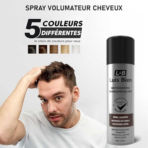 Luis Bien Haarverdichtungsspray und Streuhaar für volleres Haar